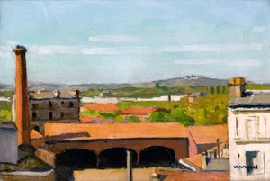 Červené střechy od Albert Marquet