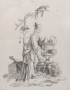 Vzduch, ze Čtyř živlů, 1738-49.