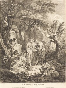 Dobré dobrodružství, 1738. od Pierre Alexandre Aveline