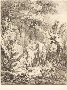 Dobré dobrodružství, 1738. od Pierre Alexandre Aveline