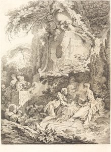 Fontána lásky, 1738. od Pierre Alexandre Aveline