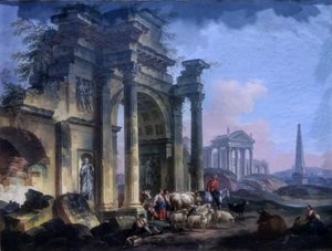Francouzština:  Vítězný oblouk od Pierre Antoine Demachy