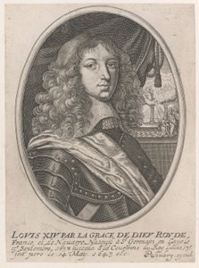 Portrét Ludvíka XIV. (Ludvík XIV z milosti Boží Roy z Francie a Navarry)