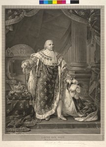 Francouzský král Ludvík XVIII od Pierre Audouin