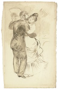 Eine Studie für Tanz auf dem Land, 1883 von Pierre Auguste Renoir