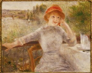 Alphonsine Fournaise (olej na plátně) od Pierre Auguste Renoir