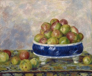 Jablka v misce, 1883 od Pierre Auguste Renoir