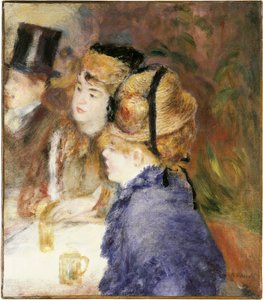 V kavárně od Pierre-Auguste Renoir