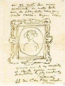 Autogram podepsaný Dr. Fritz Thurneyssen, Paříž a Les Collettes, 24. června 1908 od Pierre Auguste Renoir
