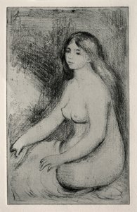 Baigneuse assis, c. 1905. od Pierre Auguste Renoir