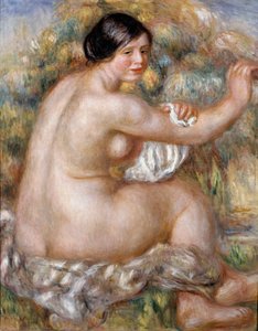 Velké nahé sezení. Obraz Pierre Auguste RENOIR (1841-1919)