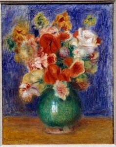 Kytice květin. Obraz Pierra Auguste Renoira (1841-1919) od Pierre Auguste Renoir