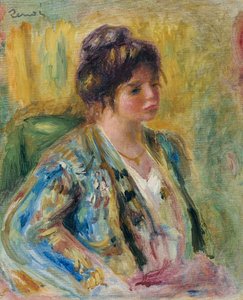 Busta ženy v orientálním kostýmu, c. 1895 od Pierre Auguste Renoir