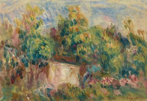 Bouda poblíž Les Colettes od Pierre Auguste Renoir