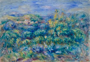 Krajina Cagnes od Pierre Auguste Renoir