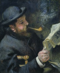 Claude Monet (1840-1926) čte noviny, 1872