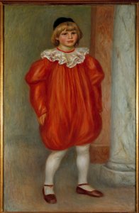 Claude Renoir en klaun Obraz Pierra Auguste Renoira (1841-1919) 1909 Ne. 0,77x1,2 m Paříž, musee de l