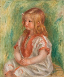 Claude v arabské košili (olej na plátně) od Pierre Auguste Renoir