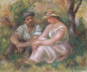 "Rozhovor", 1912 od Pierre Auguste Renoir