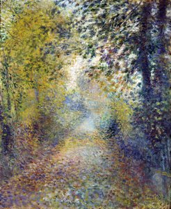 ""V lese"" (v lese) Obraz Pierra Auguste Renoira (1841-1919) 1880 Rozměr 55,8 x 46,3 cm Národní muzeum západního umění, Tokio od Pierre Auguste Renoir