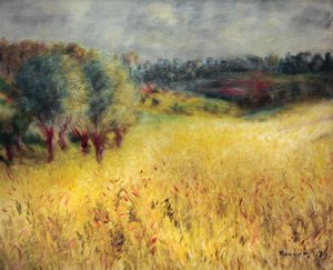 Kukuřičné pole od Pierre Auguste Renoir