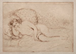 Femme nue couchée, 1906.