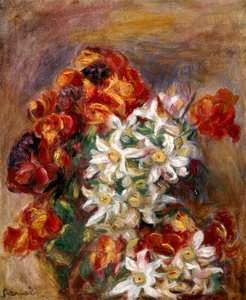 Květiny. Obraz, Pierre-Auguste Renoir (Pierre Auguste Renoir od Pierre Auguste Renoir