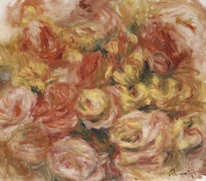 Květinová skica, kolem roku 1914 od Pierre Auguste Renoir