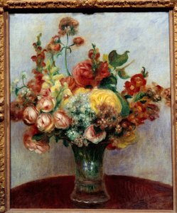Květiny ve váze. Obraz Pierra Auguste Renoira (1841-1919) od Pierre Auguste Renoir