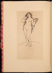 Frontispis k antologii děl Stephana Mallarmeho, 1891 od Pierre Auguste Renoir