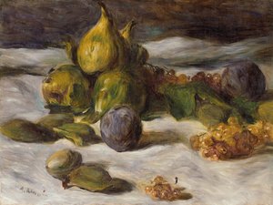 Ovocné zátiší (fíky a rybíz) od Pierre Auguste Renoir