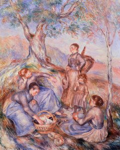 Snídaně kombajnů od Pierra-Auguste Renoira (1841-1919) od Pierre Auguste Renoir