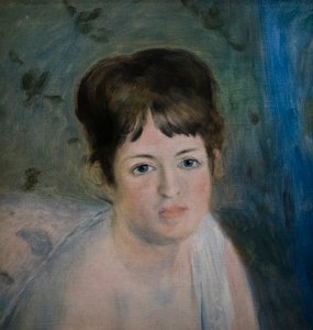 Hlava ženy od Pierre Auguste Renoir
