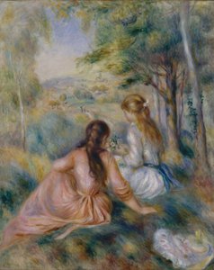 Na louce, 1888-92. od Pierre Auguste Renoir