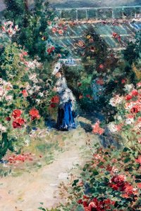 La Serre, detail, asi 1876 (Olej na plátně)