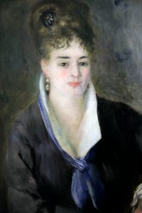 "Dáma v černém", 1876. od Pierre Auguste Renoir