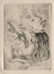 Le Chapeau epinglé. od Pierre Auguste Renoir