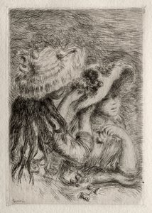 Le Chapeau epinglé, 1894. od Pierre-Auguste Renoir