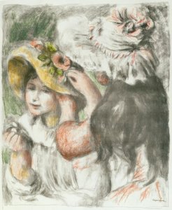 Připnutý klobouk od Pierre Auguste Renoir