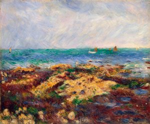 Odliv v Yport, 1883. od Pierre Auguste Renoir