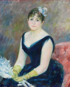Madame Léon Clapisson, 1883. od Pierre-Auguste Renoir