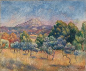 Mont Sainte-Victoire od Pierre Auguste Renoir