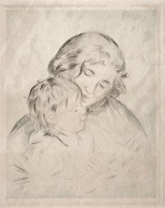 Matka a dítě, 1896. od Pierre-Auguste Renoir