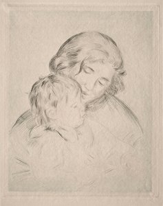 Matka a dítě. od Pierre Auguste Renoir