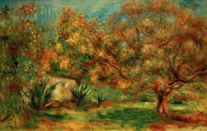 Olivová zahrada od Pierre-Auguste Renoir