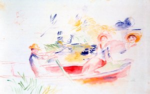 Na břehu řeky, 20. století od Pierre Auguste Renoir