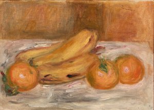 Pomeranče a banány od Pierre Auguste Renoir