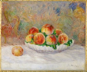 Peches (olej na plátně) od Pierre Auguste Renoir