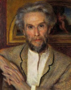 Portrét Chocquet od Pierre Auguste Renoir