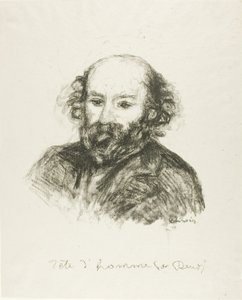 Portrét Cézanna od Pierre Auguste Renoir